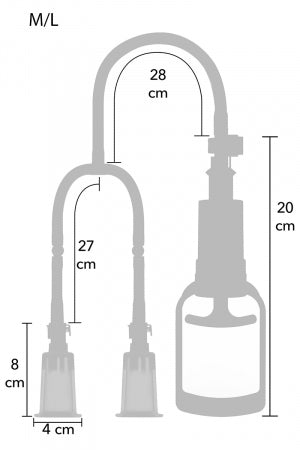 Pompe à tétons manuelle à valve blanche She E-O