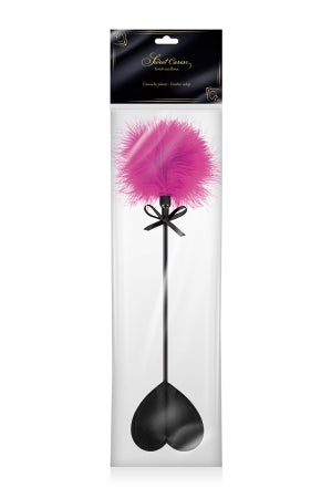 Tapette coeur avec pompon fuchsia · Sweet Caress · vue 2