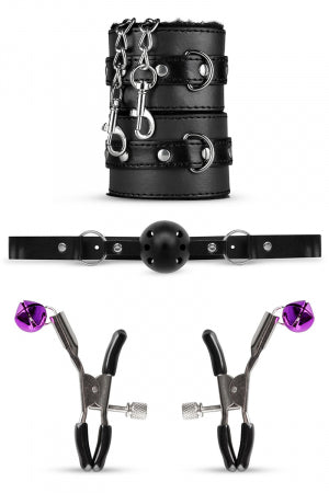 Coffret BDSM Black Fantasy 10 accessoires · Bedroom Fantasies · vue 2