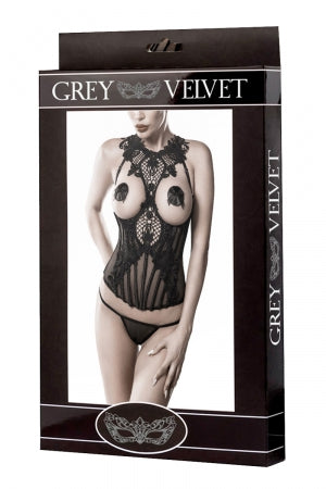 Bustier seins nus et string · Grey Velvet · vue 2