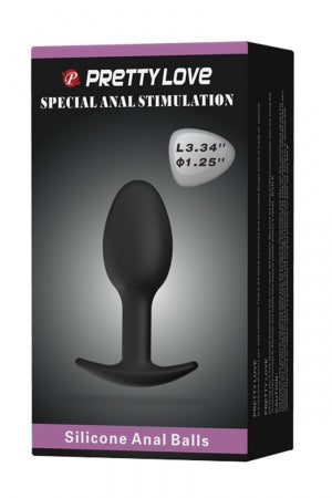 Plug anal 8,4 cm avec bille intégrée · Pretty Love · vue 2