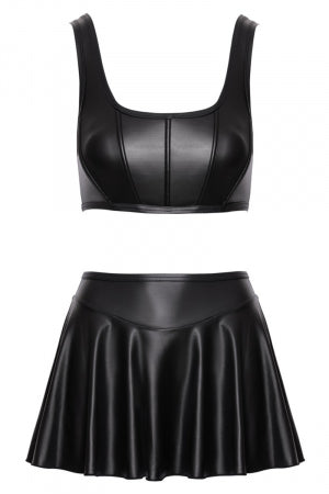 Ensemble Top bustier court et mini-jupe Cottelli PARTY · Cotelli Lingerie · vue 2