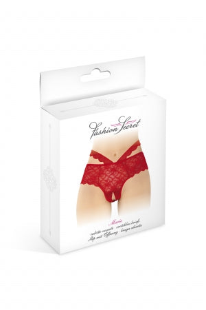 Culotte ouverte rouge Marie · Fashion Secret · vue 2