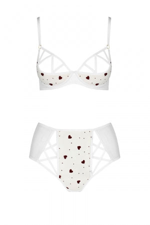 Bikini sexy blanc Lovelia Passion · Passion Lingerie · vue 2