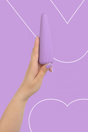 Vibro rechargeable IcyCone violet · Fairygasm · vue 2