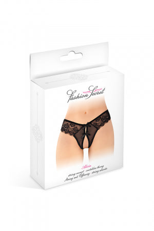 String ouvert Alicia noir · Fashion Secret · vue 2