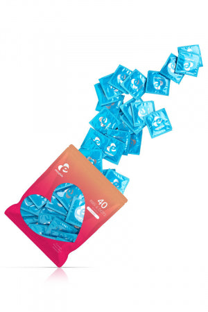 40 préservatifs Ribs and Dots · Easyglide · vue 2