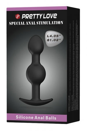 Silicone anal balls 10,3 cm · Pretty Love · vue 2