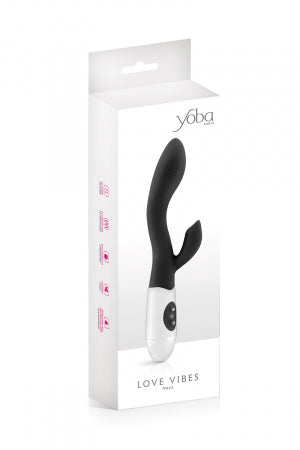 Vibromasseur Rabbit Naya noir · Yoba · vue 2