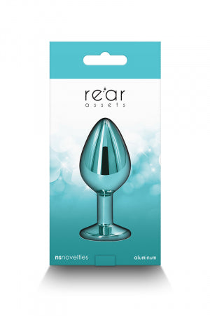 Plug bijou aluminium chromé vert M · NS Novelties · vue 2