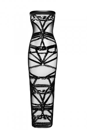 Robe bustier Bondesque · Noir Handmade · vue 2