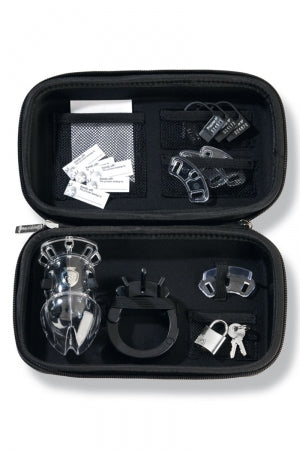 Cage pénis électro-stimulation Pubic Enemy taille haute · Mystim
