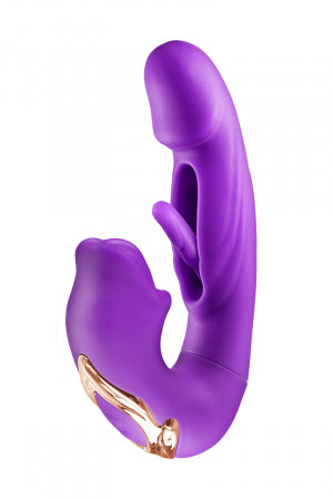 Vibromasseur rabbit 3-en-1 Kissy violet · Yoba · vue 2