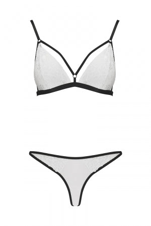Ensemble sexy Orihime blanc Passion · Passion Lingerie · vue 2