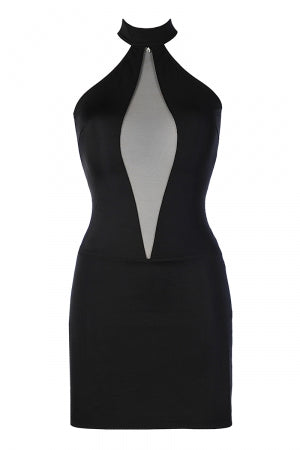 Robe noire ouvert · Axami · vue 2