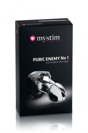 Cage pénis électro-stimulation Pubic Enemy · Mystim