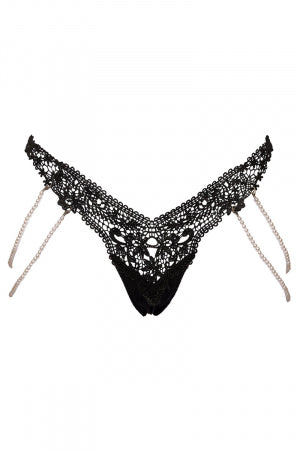 String Rio avec chaines de perles Cottelli LINGERIE · Cotelli Lingerie · vue 2