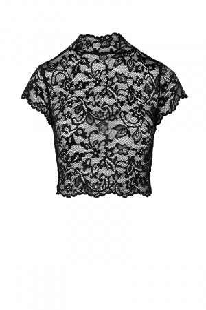 Top Essence dentelle · Noir Handmade · vue 2