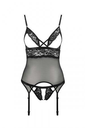Guêpière seins nus Diabolina Passion · Passion Lingerie · vue 2