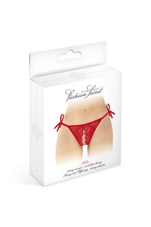 String rouge ouvert à nouer Stella · Fashion Secret · vue 2