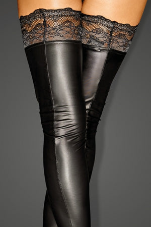 Bas wetlook Superstar · Noir Handmade · vue 2
