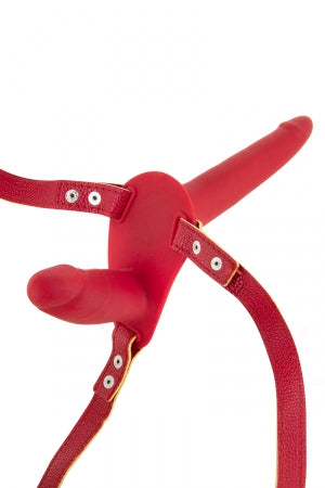 Double gode ceinture rouge · Fetish Tentation · vue 2