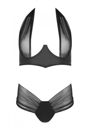 Ensemble 2 pièces Kesmina faux cuir Passion · Passion Lingerie · vue 2