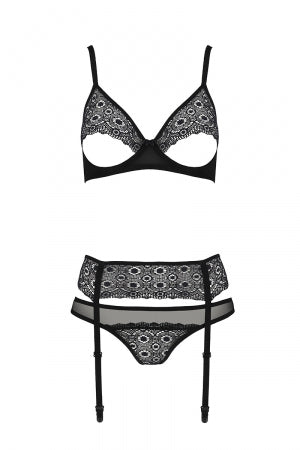 Ensemble à jarretelles Zinnia Passion ECO Collection · Passion Lingerie · vue 2