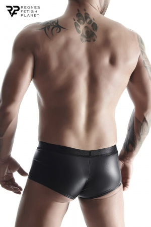 Shorty ouvert noir wetlook · Regnes · vue 2