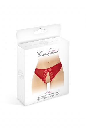 Culotte rouge ouverte Ambre · Fashion Secret · vue 2