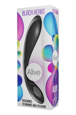 Stimulateur anal Black Heart · Alive · vue 2