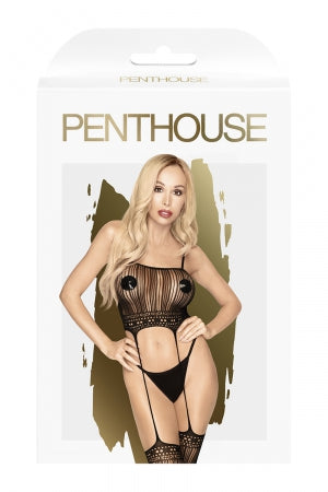 Combinaison porte-jarretelles Sex dealer · Penthouse · vue 2