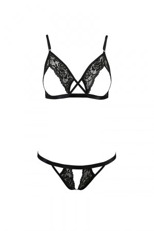 Ensemble sexy ouvert Diabolina Passion · Passion Lingerie · vue 2
