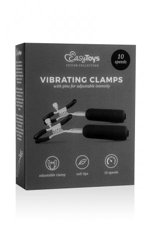 Pinces à tétons vibrantes · Easytoys Fetish Collection · vue 2