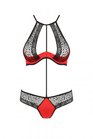 Ensemble Scarlet Bikini rouge Passion · Passion Lingerie · vue 2
