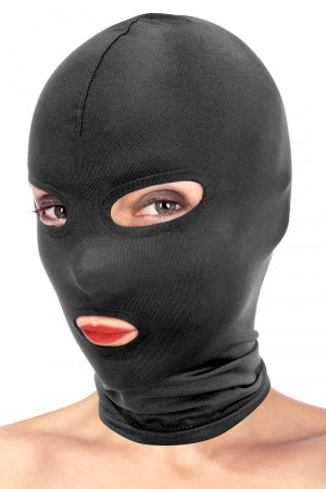 Cagoule BDSM 3 ouvertures taille haute · Fetish Tentation · vue 2