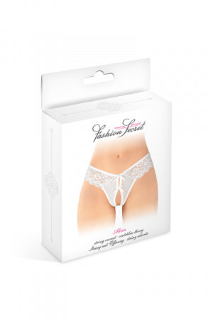 String ouvert Alicia blanc · Fashion Secret · vue 2