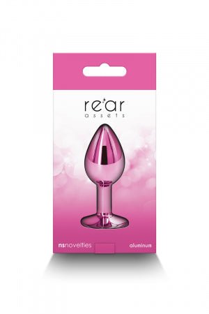 Plug bijou aluminium chromé rose S · NS Novelties · vue 2