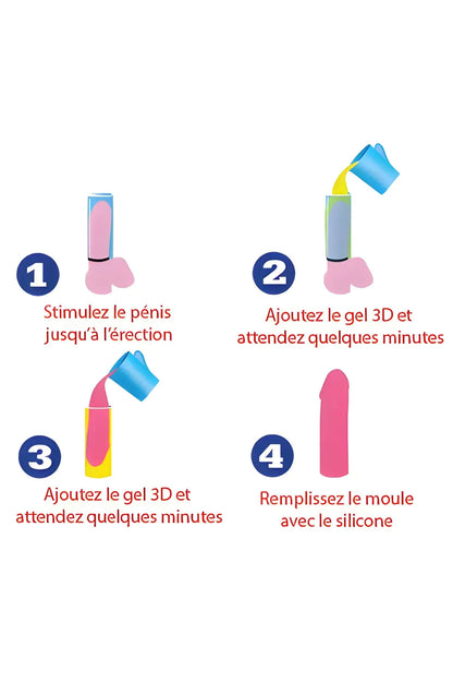 Instructions pour la fabrication d’un moule pour reproduire son pénis Cloneboy Gode personnalisable sur LollyDoll 