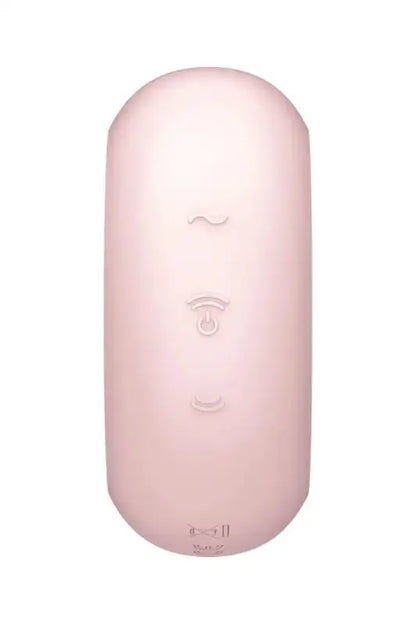 Stimulateur clitoridien Satisfyer Pro To Go 3 rose avec boutons de contrôle, compact et pratique.
