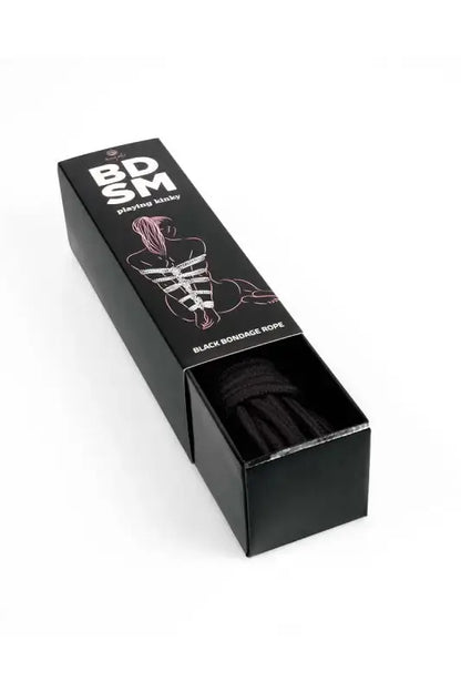 Corde de bondage 10m Secret Play, dans son emballage, accessoire BDSM pour jeux sensuels et excitants disponible chez LollyDoll