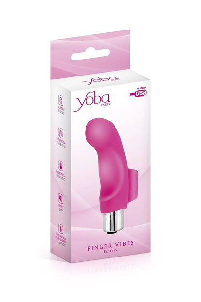 Doigt vibrant Ecstasy - Yoba dans son emballage