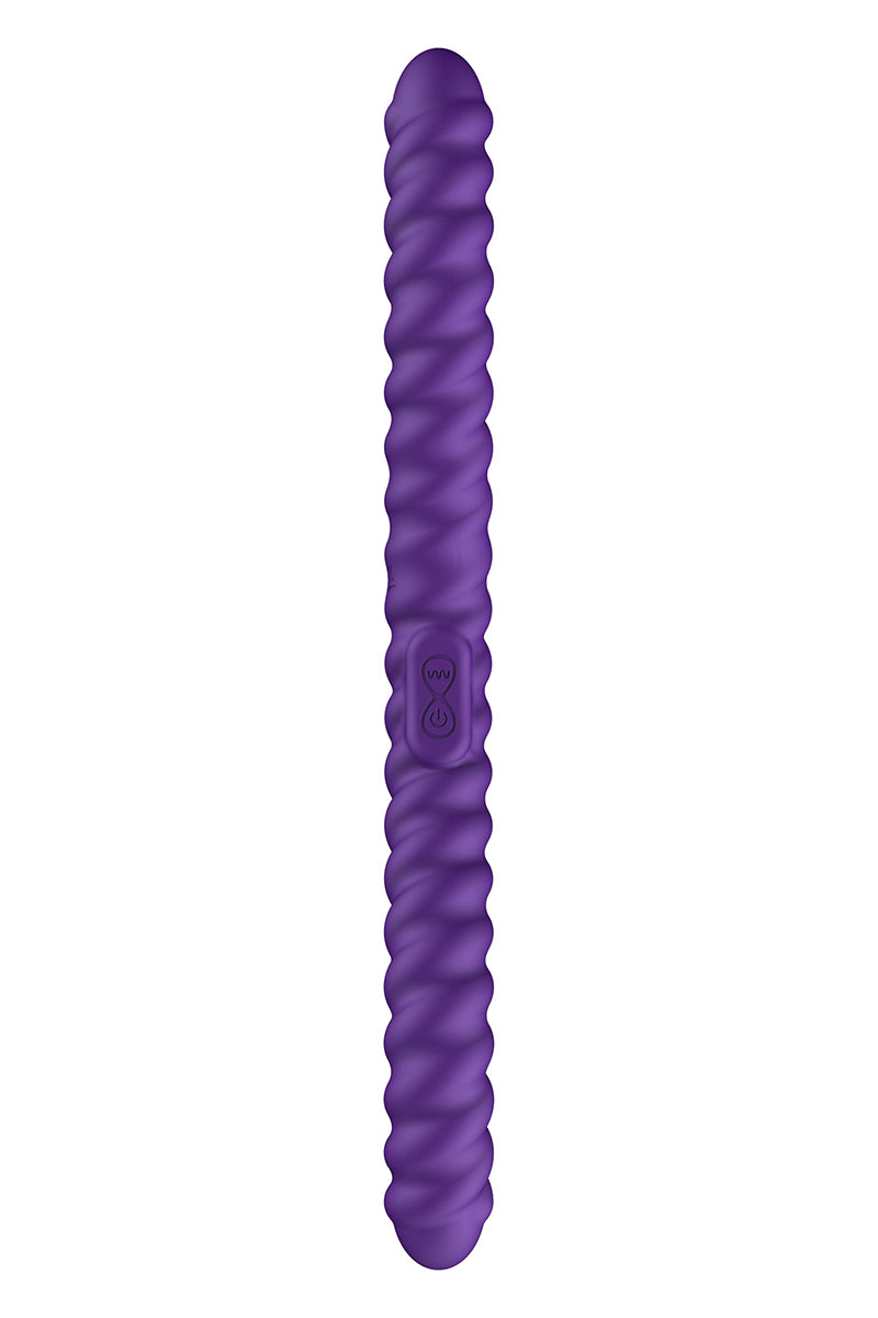 Double dong vibrant et flexible texturé She E-O