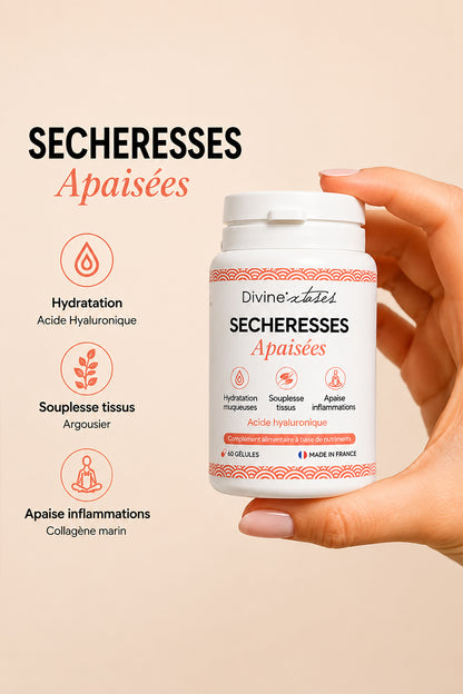 Complément alimentaire Sécheresses apaisées Divinextases