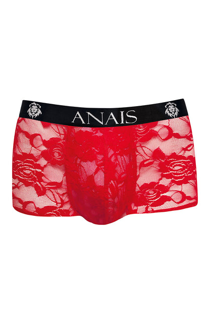 Boxer homme dentelle florale Brave rouge Anaïs for Men