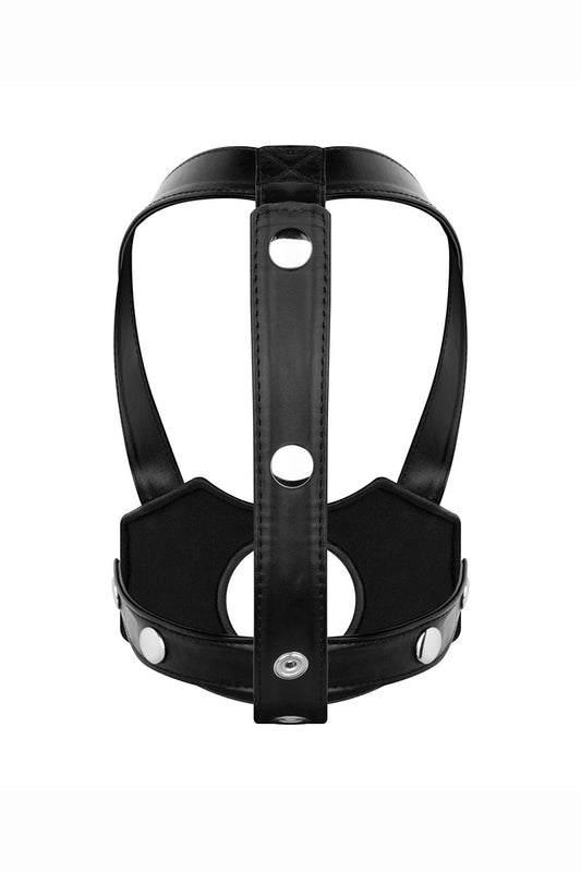 Harnais facial strap-on noir Bedroom Fantasies