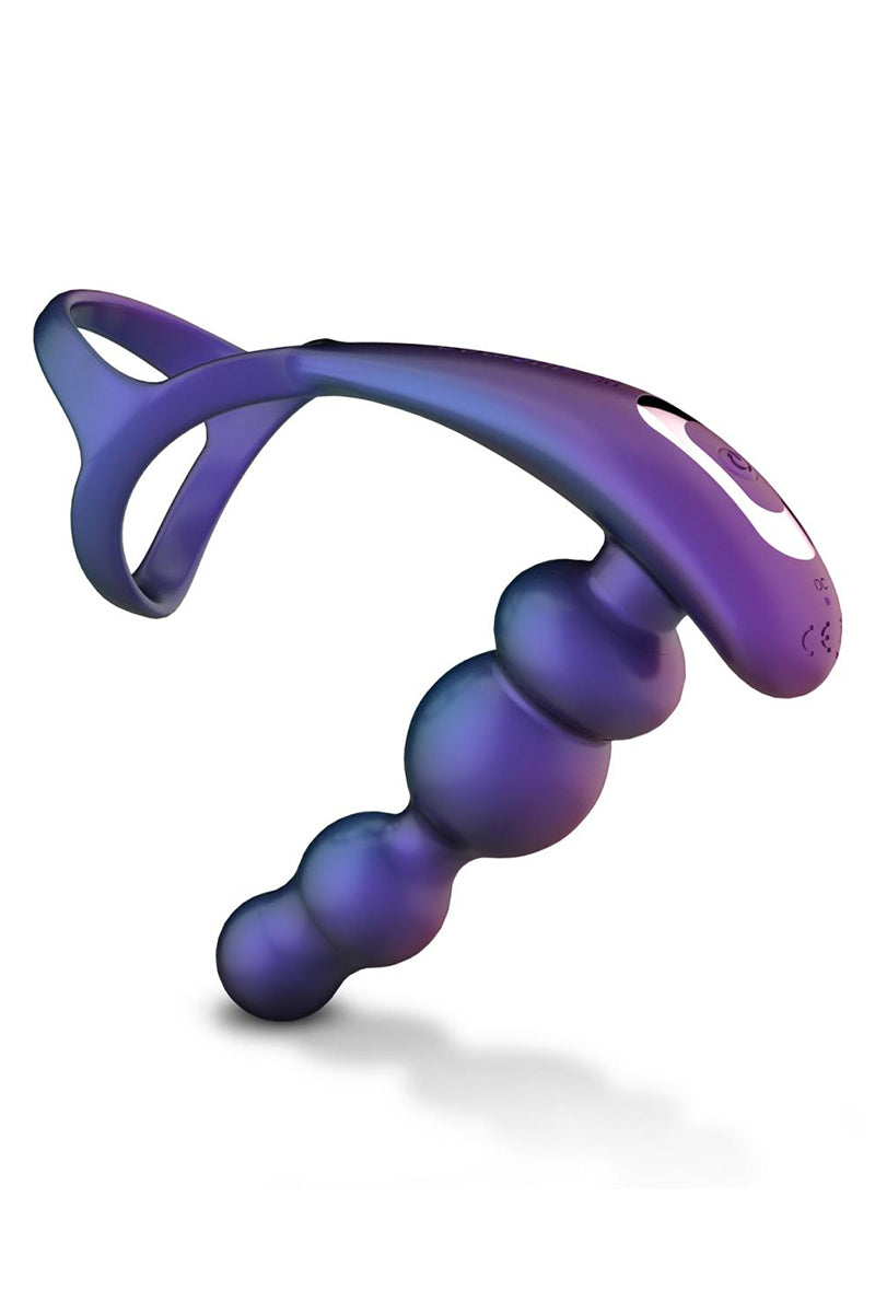 Stimulateur prostatique avec cockring Stellar Force Hueman