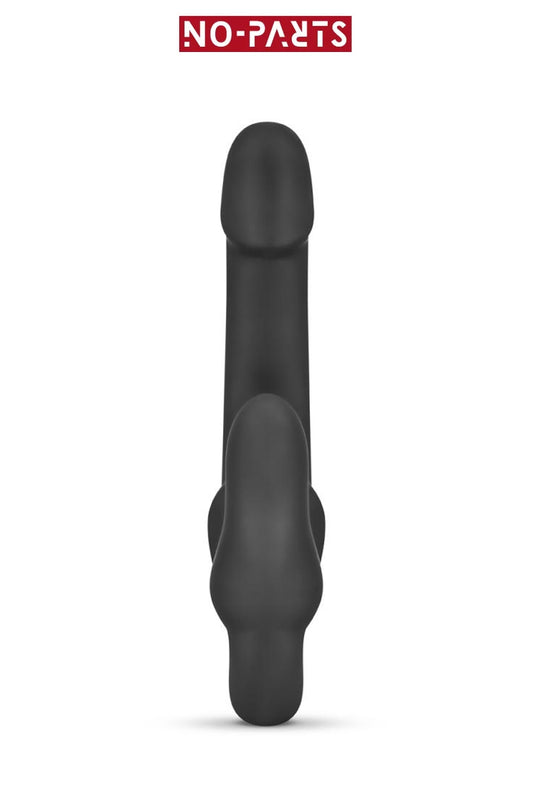 Gode-ceinture sans harnais anatomique Morgan noir No-Parts
