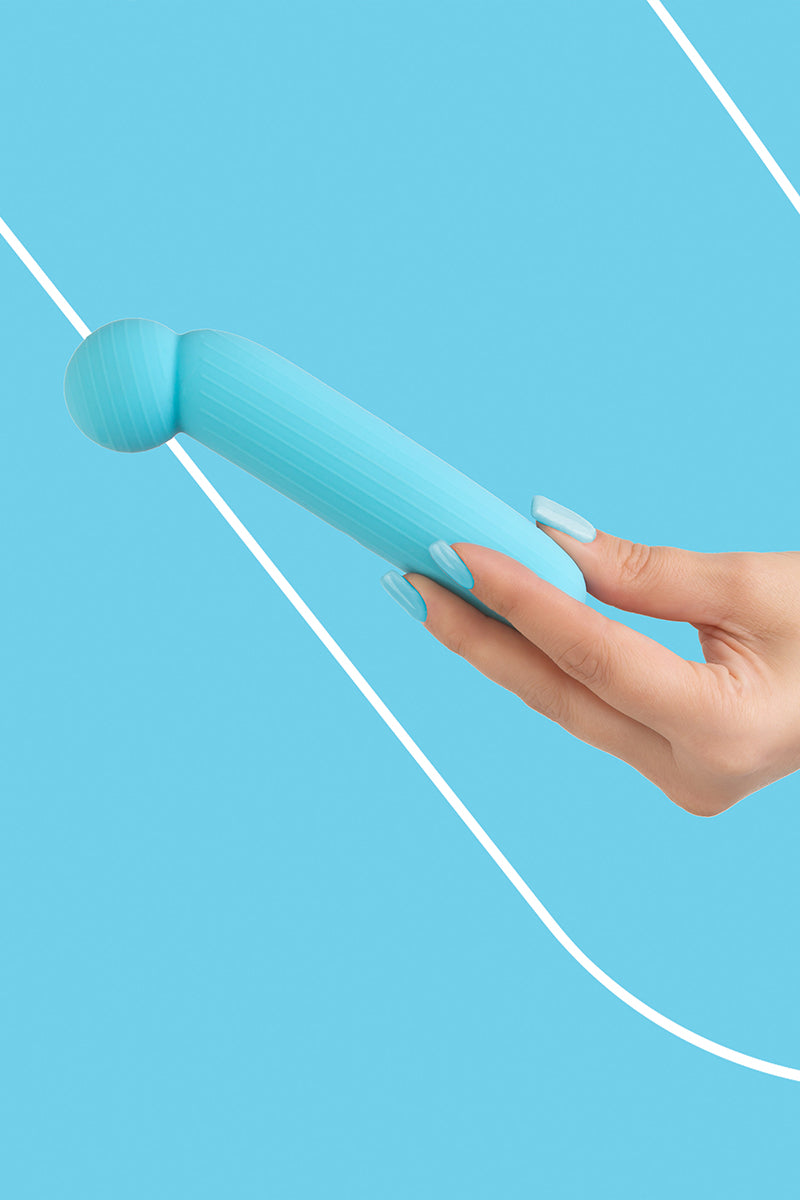 Vibromasseur point G rechargeable LustTree bleu Fairygasm