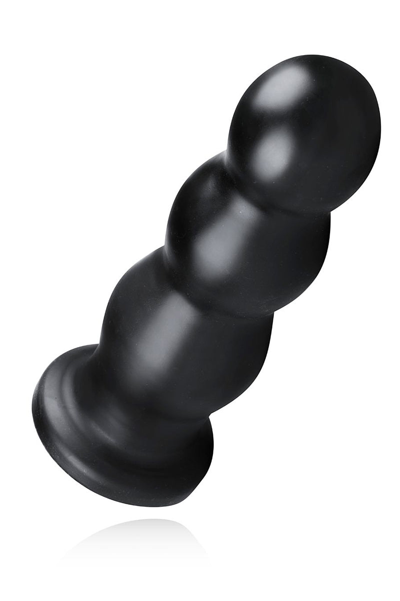 Plug anal XXL à ventouse Tactical III noir BUTTR